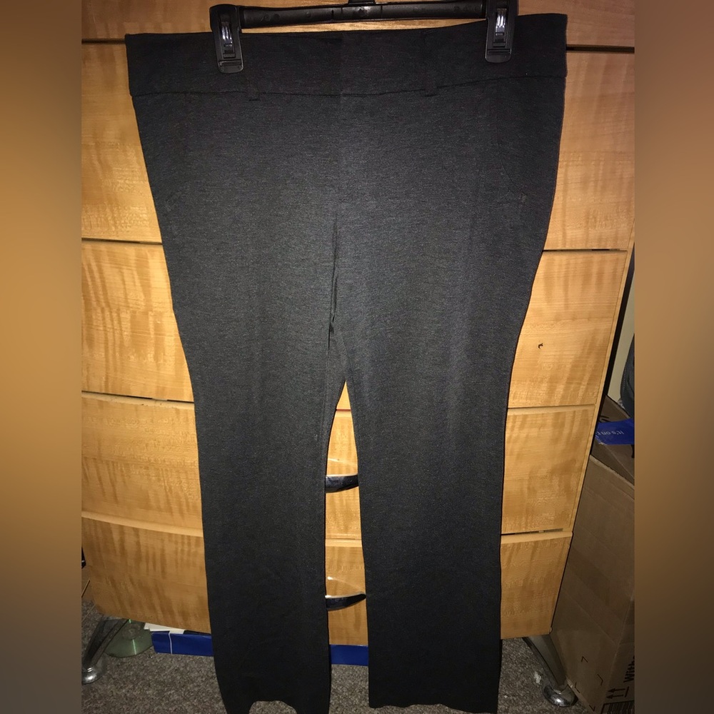 Daisy Fuentes Classic Gray Trousers short Size Large 10